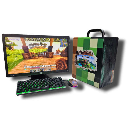 Minecraft i5 1650 Gaming PC - FREE 20" Monitor and Gaming Bundle