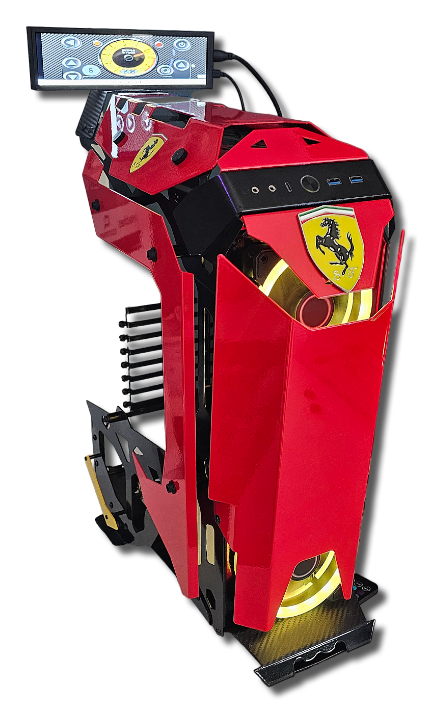 FERRARI custom gaming pc - amd edition