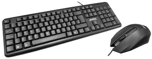 Jedel USB Wired Keyboard & Mouse