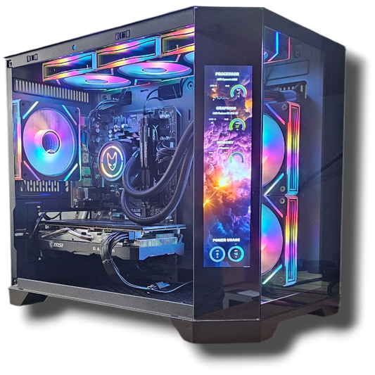 pre-built ryzen 5 5700xt led gaming pc