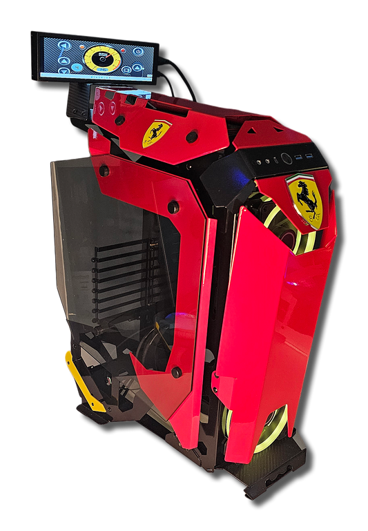 FERRARI custom gaming pc - amd edition