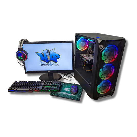 Intel Core i5 1050 Starter Gaming PC - FREE 20" Monitor and Gaming Bundle